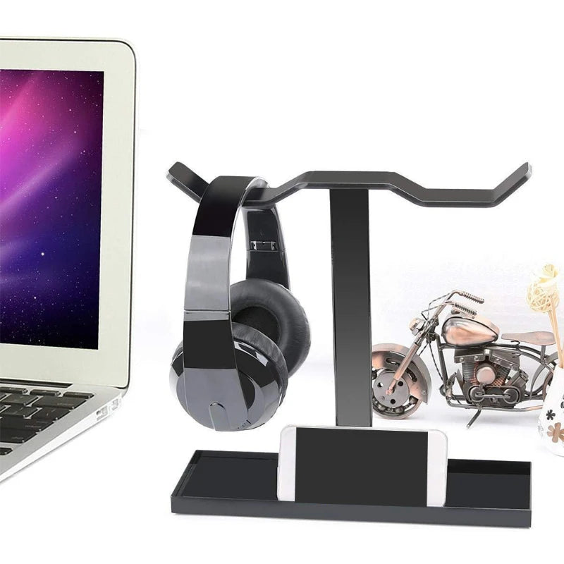 Universal Anti-Scratch Headphone Stand Headset Holder Gaming Headset Heavy Double Side Hanging Headphones Hanger