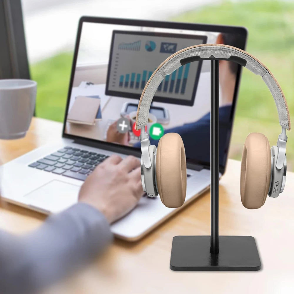 New Headset Stand Detachable Headphone Holder Gaming Headset Bracket Universal Aluminum Alloy Earphone Display Rack Hanger