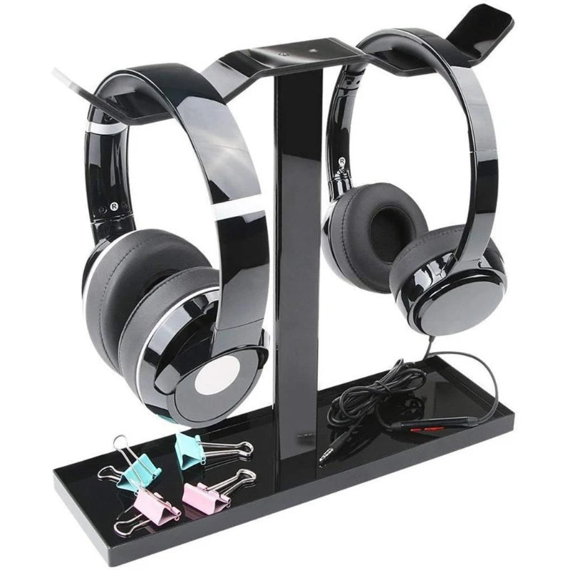 Universal Anti-Scratch Headphone Stand Headset Holder Gaming Headset Heavy Double Side Hanging Headphones Hanger