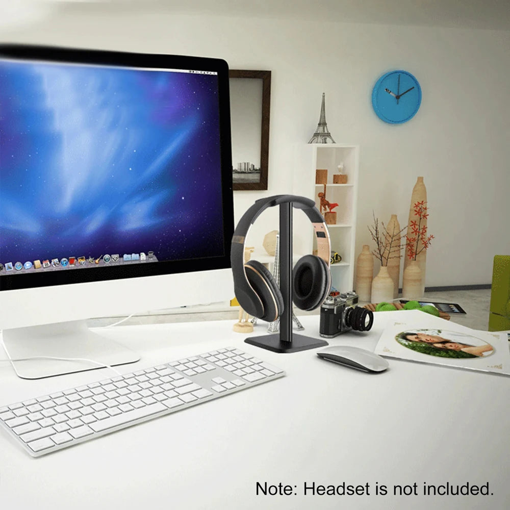 New Headset Stand Detachable Headphone Holder Gaming Headset Bracket Universal Aluminum Alloy Earphone Display Rack Hanger