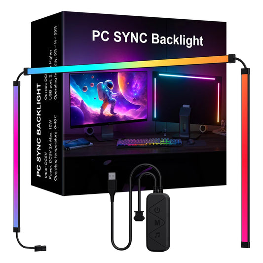 Gaming Lights Strip Monitor Backlight LED Color Sync Light Strip Control LED Computer Smart PC Display Sync DIY Ramadan Decor