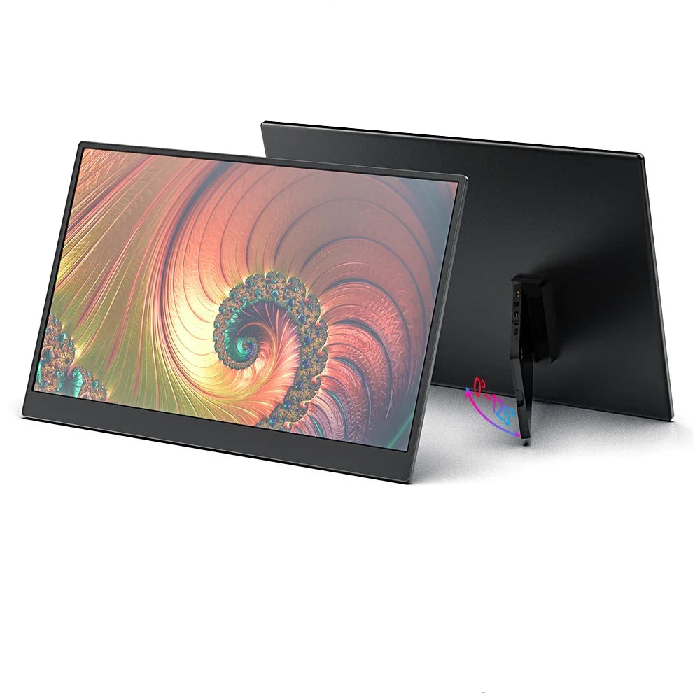 Portable Monitor 15.6 Inch IPS 1080P USB-C Gaming Monitor with Stand & Speakers External Monitor for Laptop PC Phone Xbox PS5
